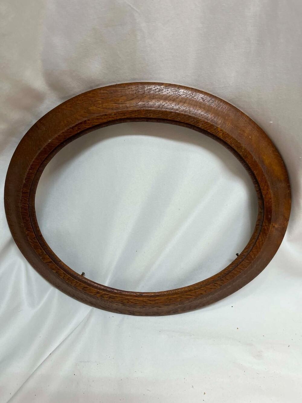 Vintage Oval Oak Frame No Glass for 8.5x10.25" picture